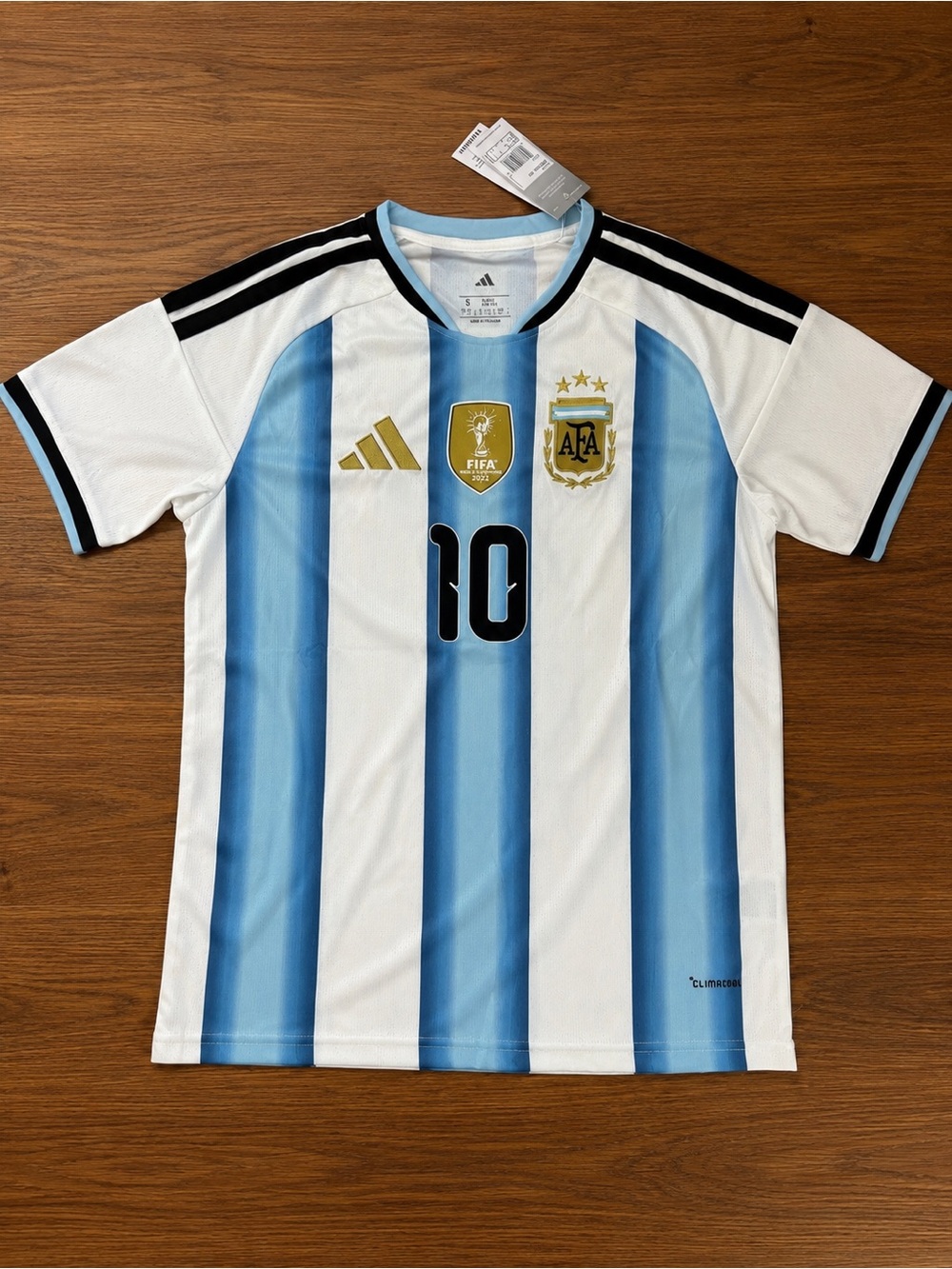 Adidas Argentina Lionel Messi World Cup 2026 Jersey White Blue Size Small NEW
